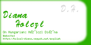 diana holczl business card